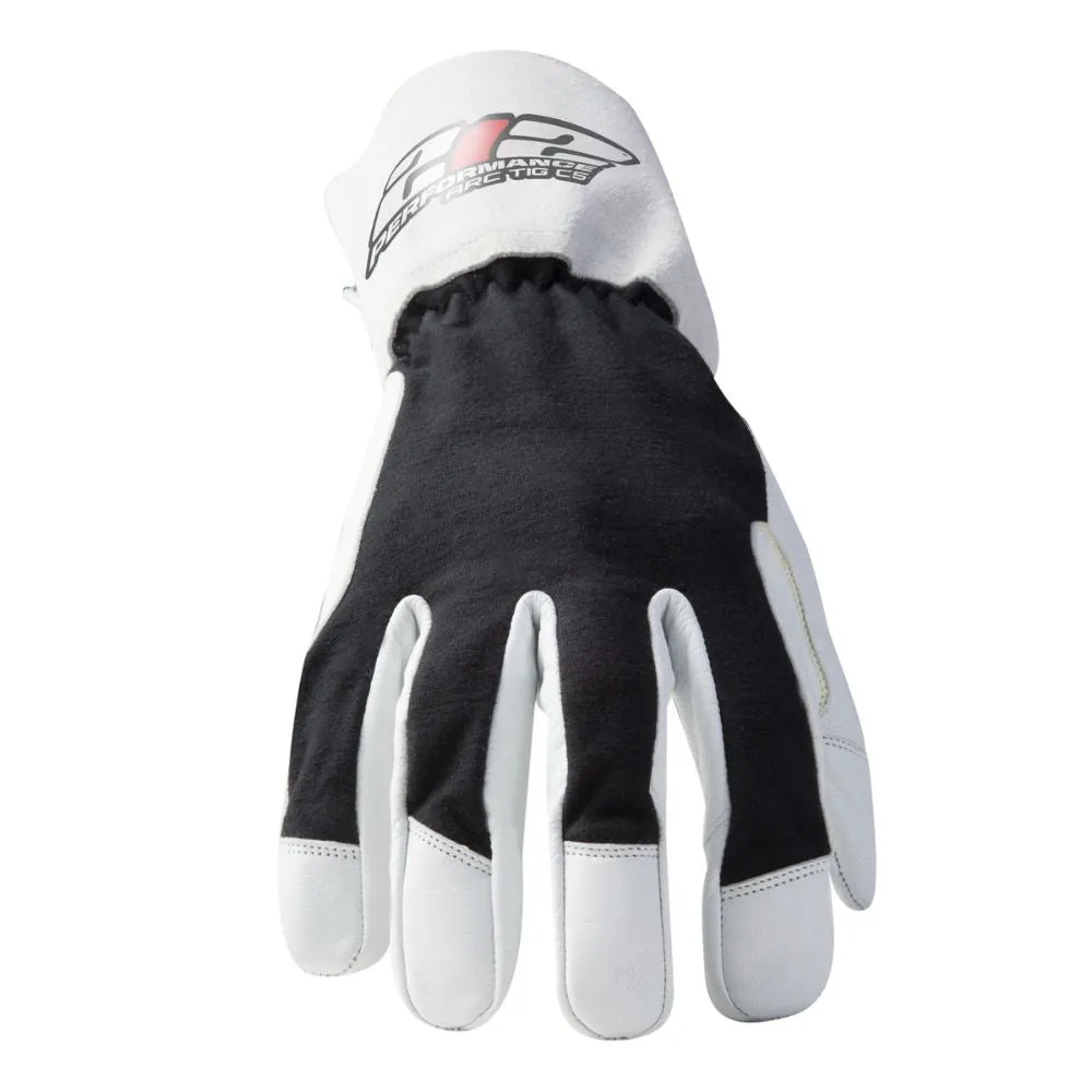 212 Performance ARCTIGEC5-05-012 ARC Economy TIG Cut 5 Resistant Goatskin Welding Gloves, 2X-Large Black;White