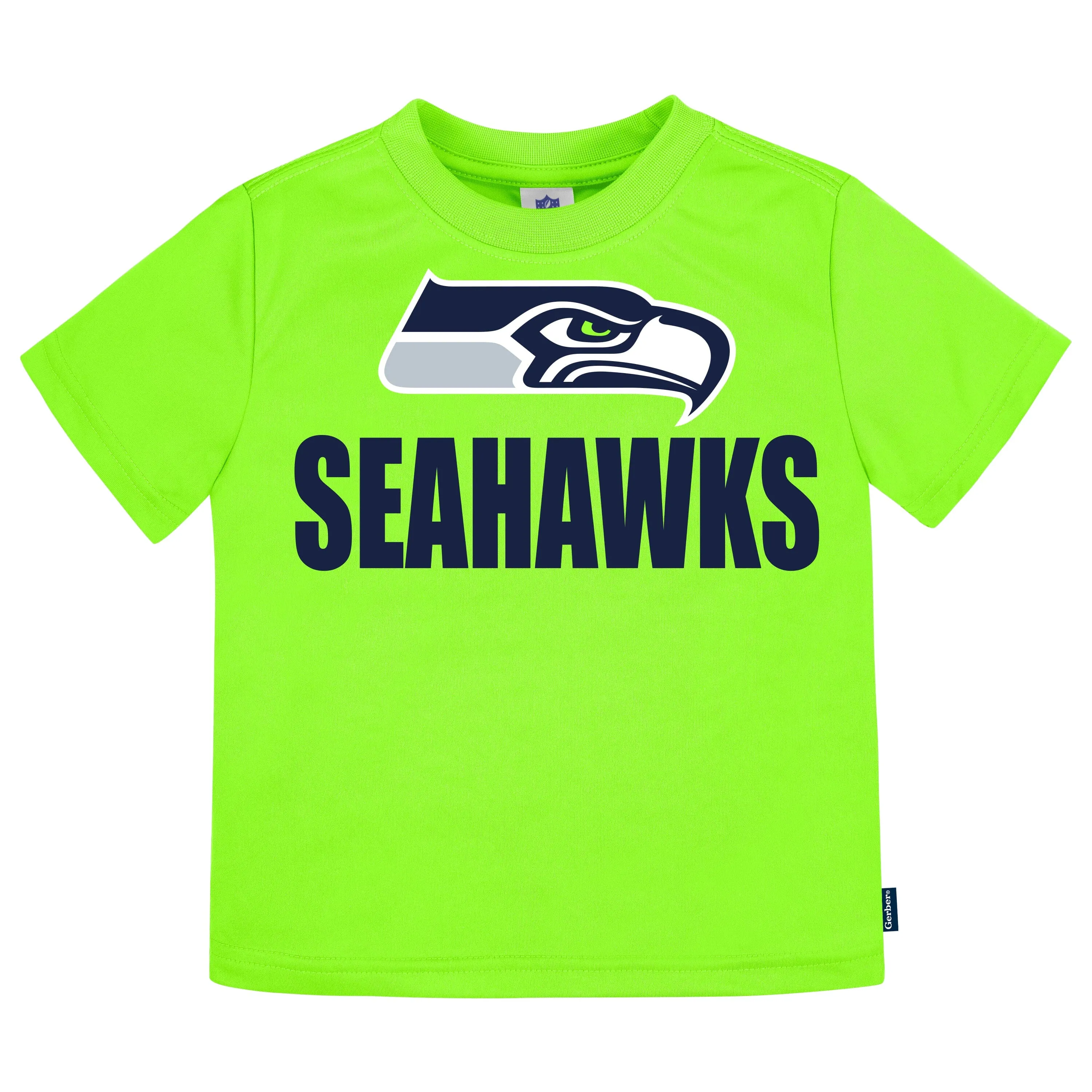 3-Pack Baby & Toddler Boys Seahawks Short Sleeve Shirts