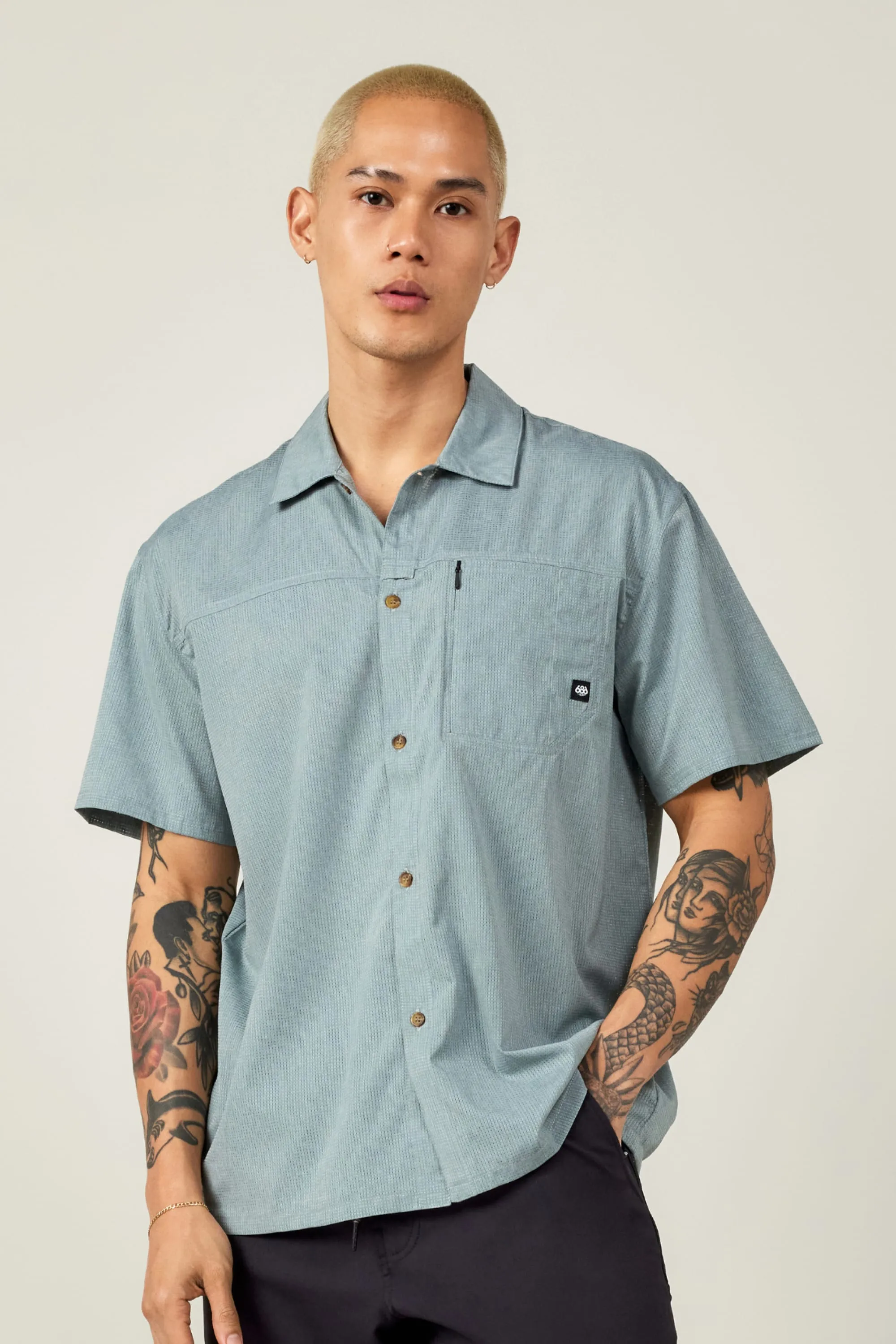 686 Canopy Perforated Button Up