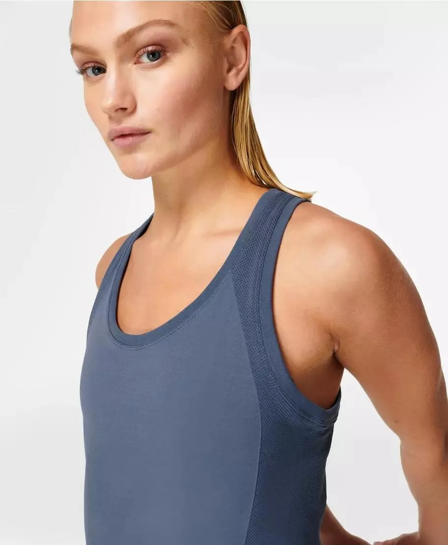 Athlete Seamless Workout Tank Sb6545 Endless-Blue