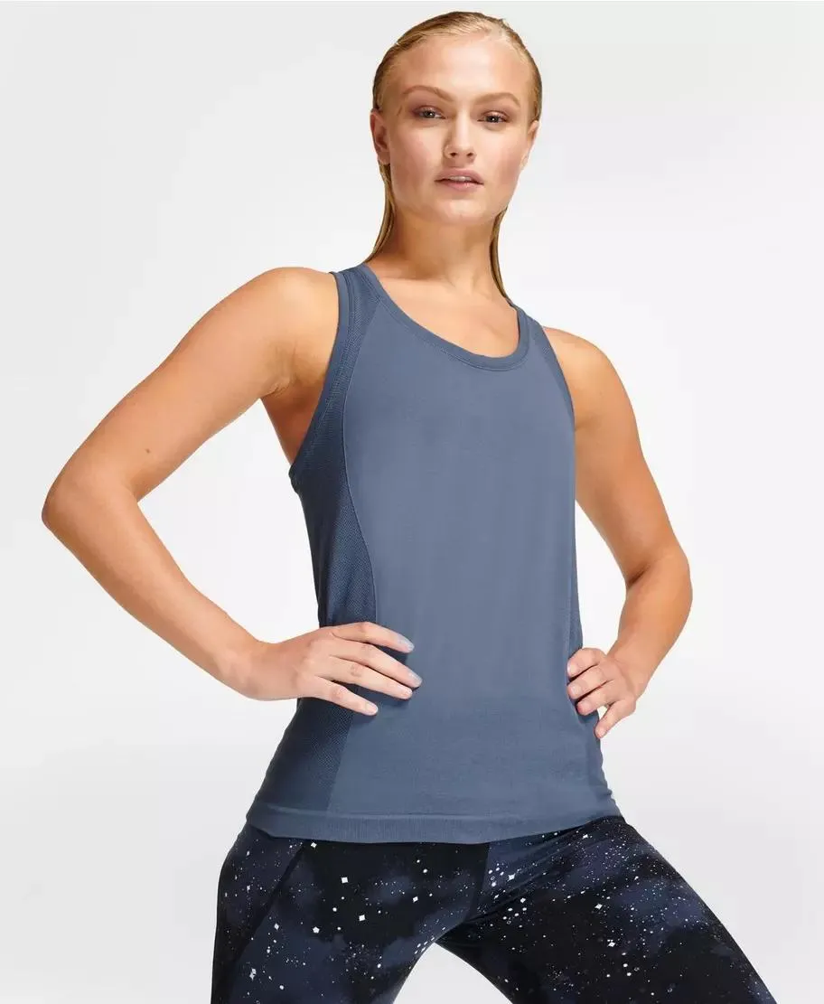 Athlete Seamless Workout Tank Sb6545 Endless-Blue