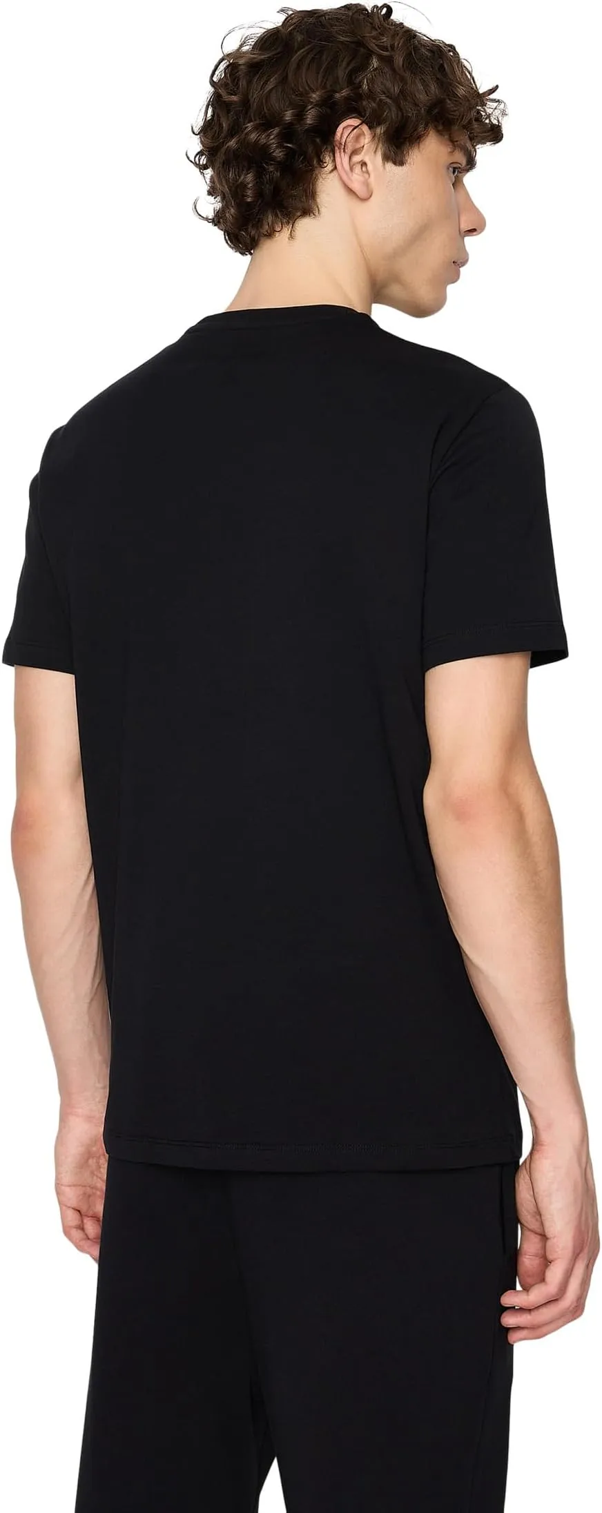 AX Eagle Armani Exchange Logo T-Shirt, Black