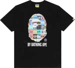 BAPE Classic Logo By Bathing Ape Tee 'Black', black