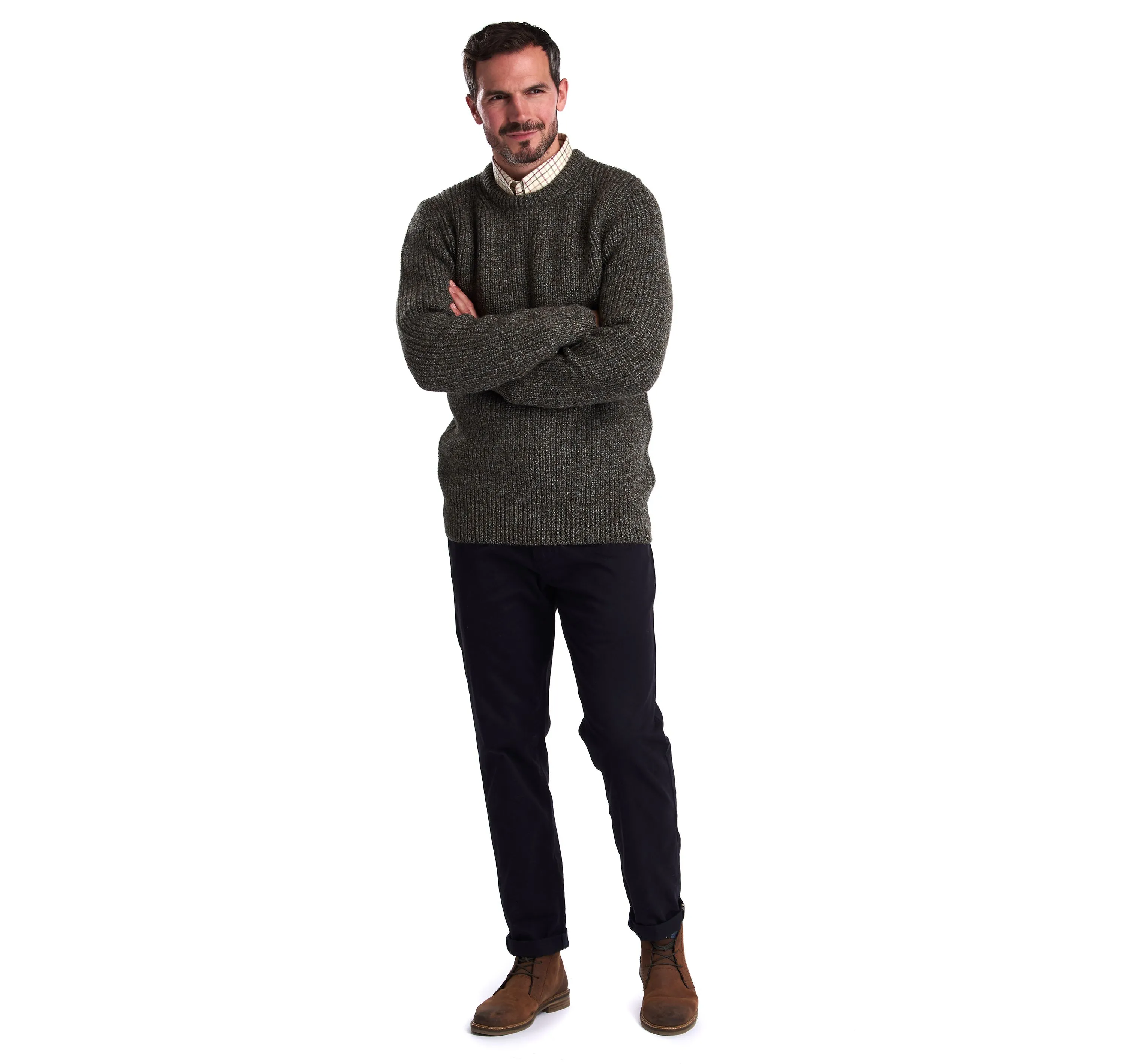 Barbour Derby Tweed New Tyne Sweater