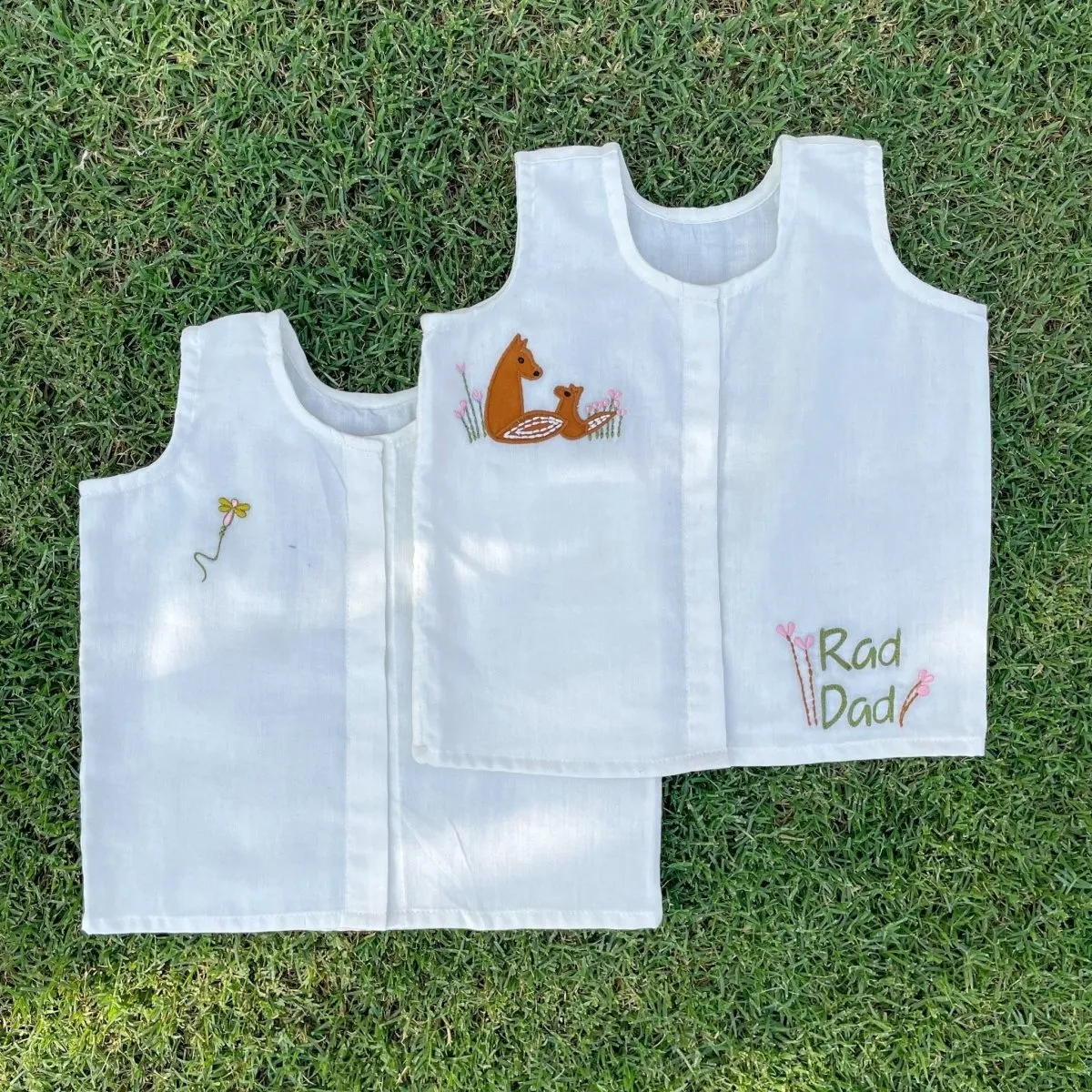 Bhaakur- Cotton Vests - Set of 2 (Fox)