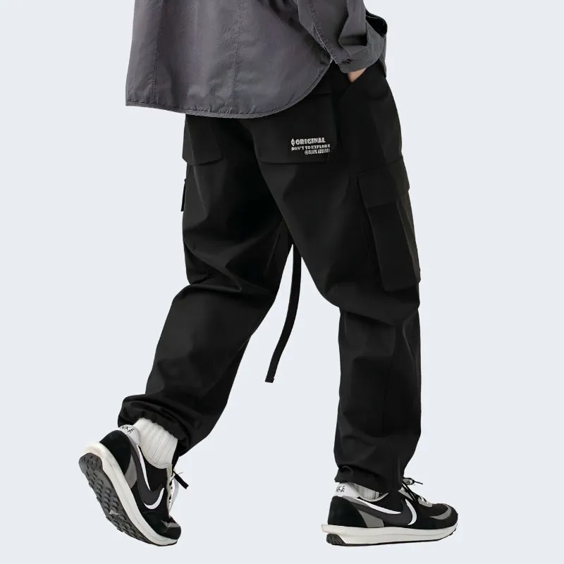 Black Cargo Pants Streetwear