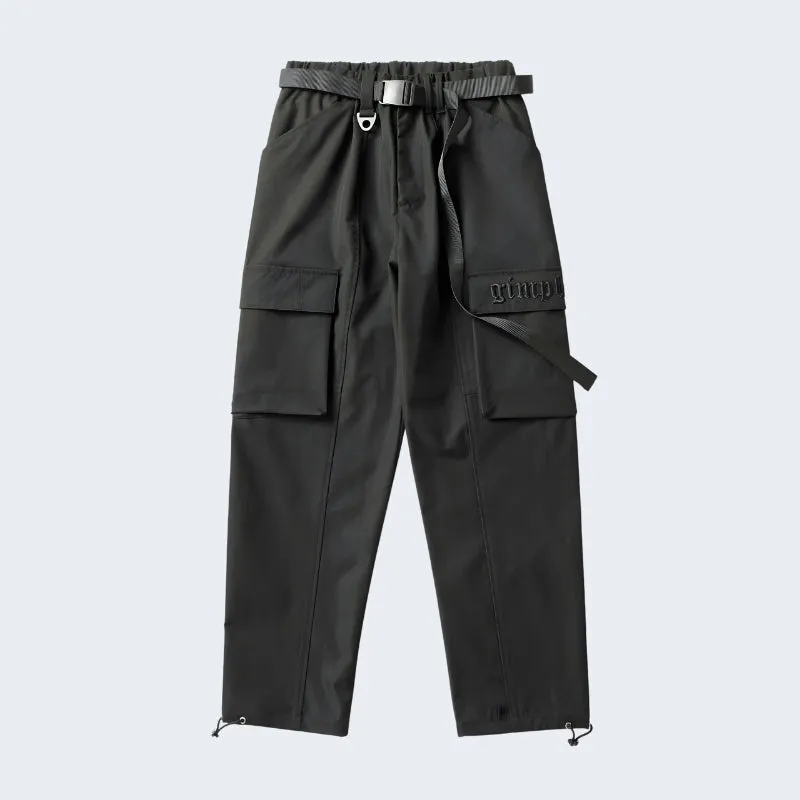 Black Cargo Pants Streetwear