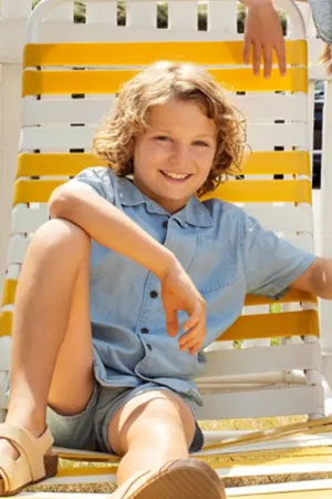 Boys Shirt Miles Chambray Button Down