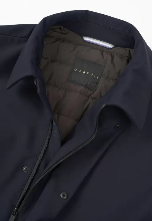 Bugatti - Flexcity Poplin Navy Coat