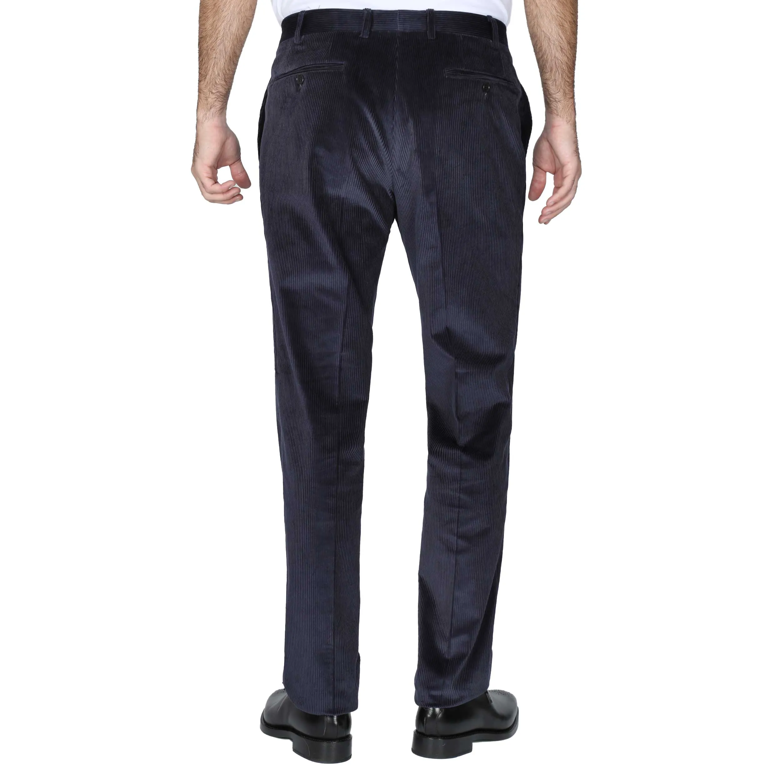 Canali Cord Trouser in Navy