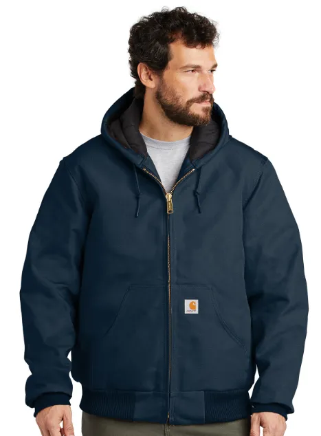 Carhartt ® Quilted-Flannel-Lined Duck Active Jac