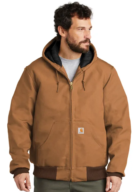 Carhartt ® Quilted-Flannel-Lined Duck Active Jac