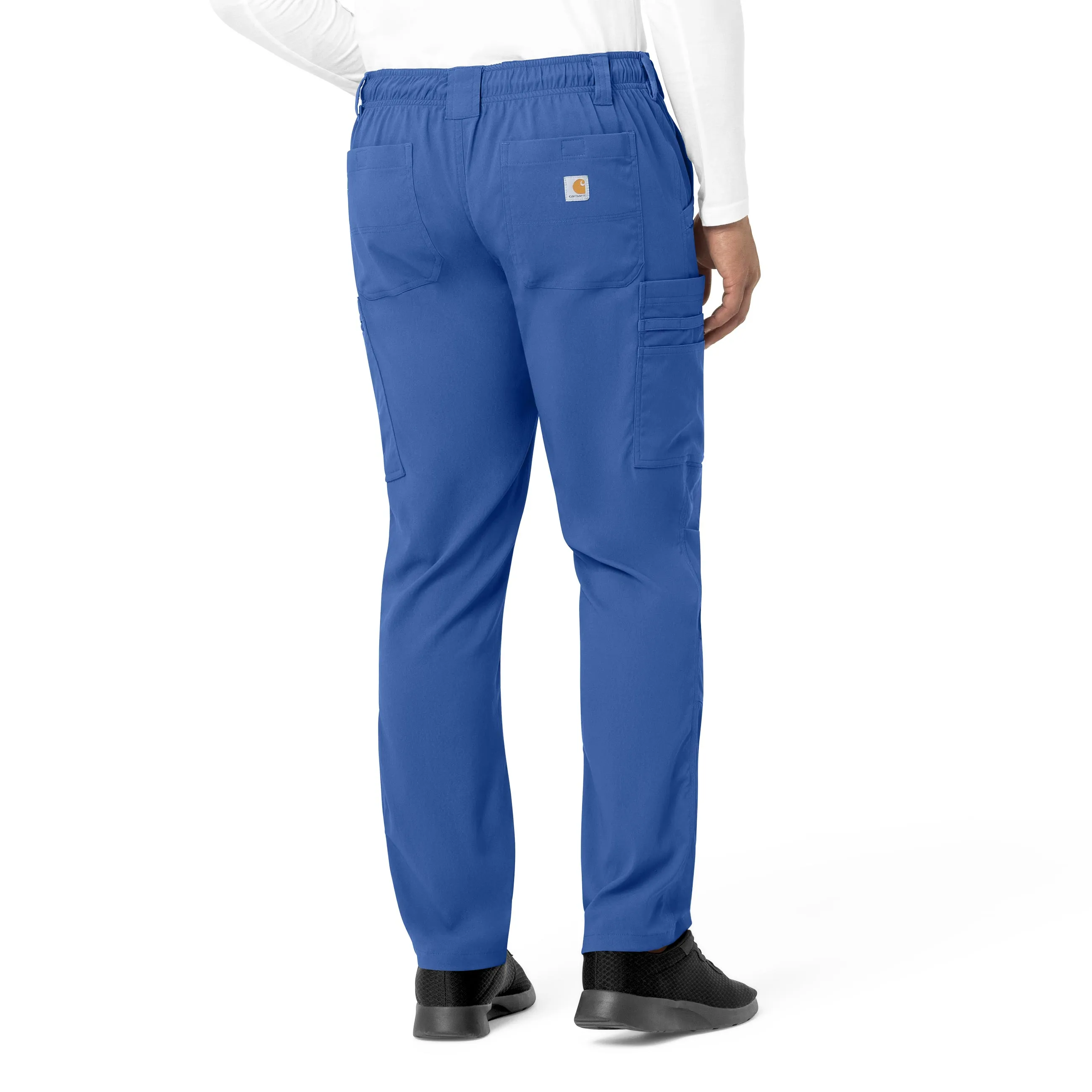 Carhartt Rugged Flex Peak Men's Straight Leg Cargo Scrub Pant - Royal