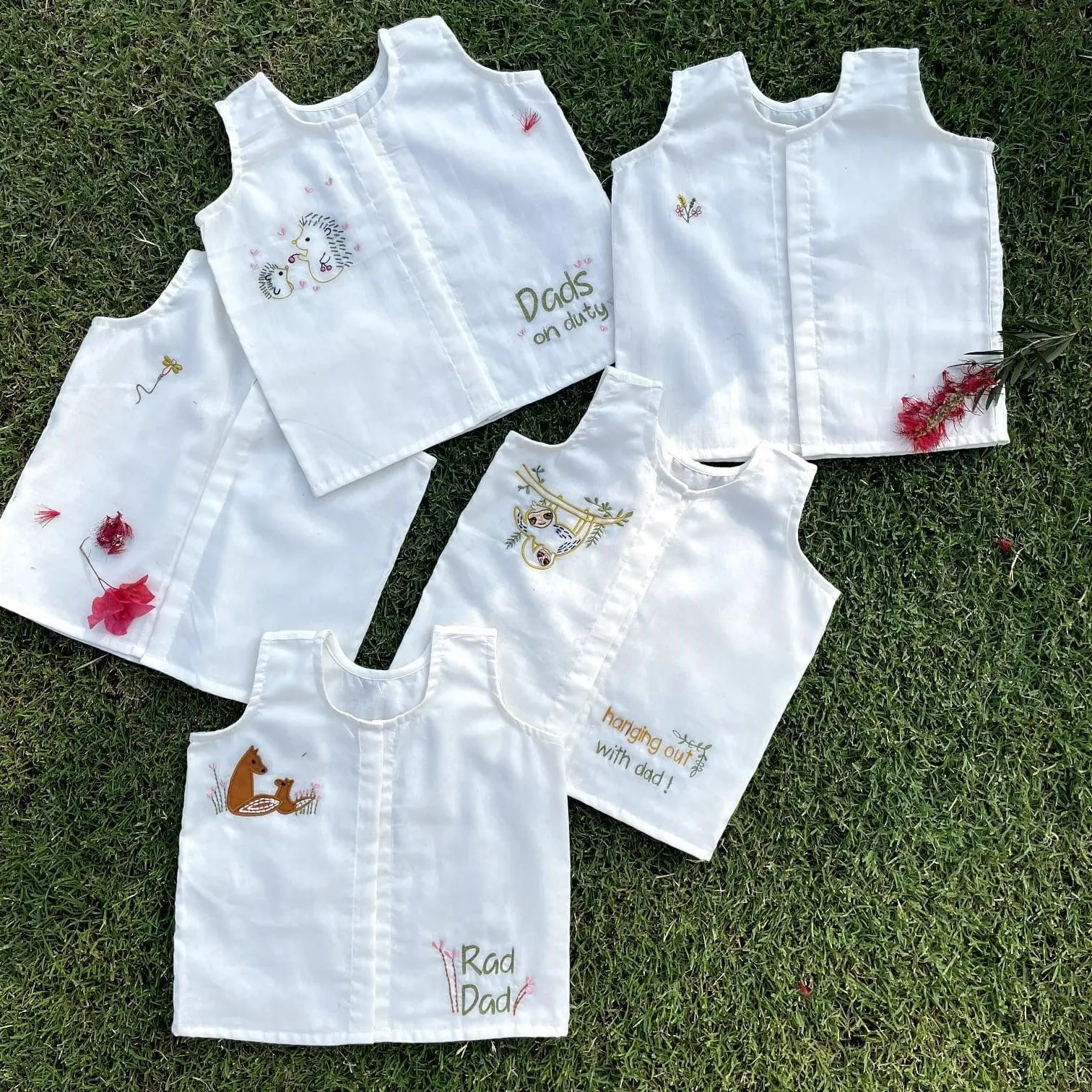 Cotton Jhablas/Vests -Set of 5