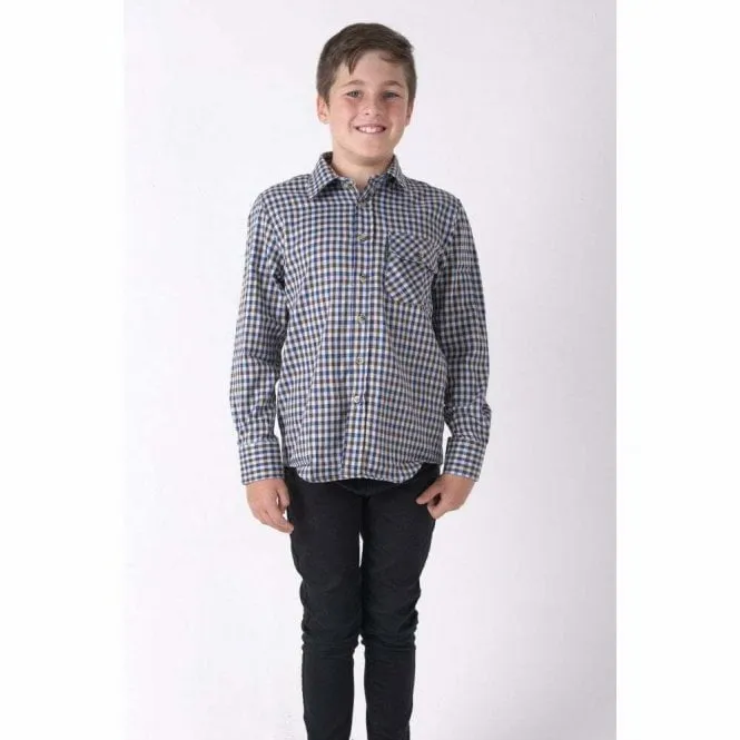 Country Classics Kids Long Sleeve Check Shirt - Highclere