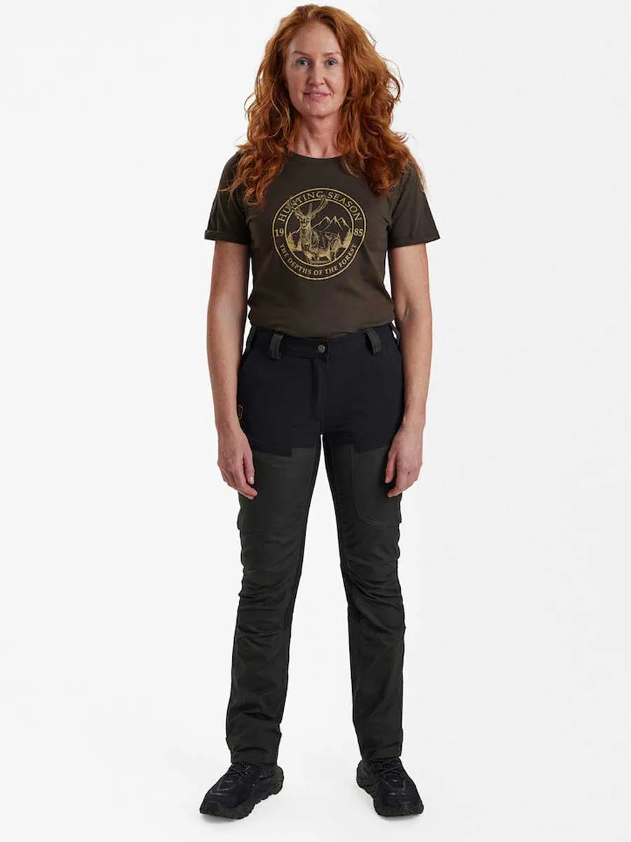 DEERHUNTER Lady Ann Trousers - Black Ink