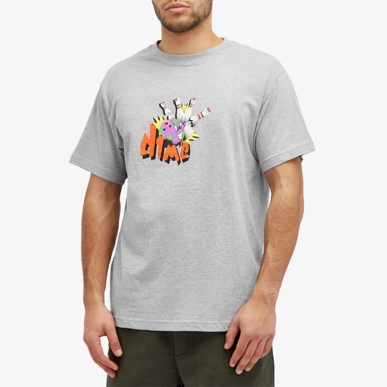 Dime Strike T-Shirt, Heather Gray