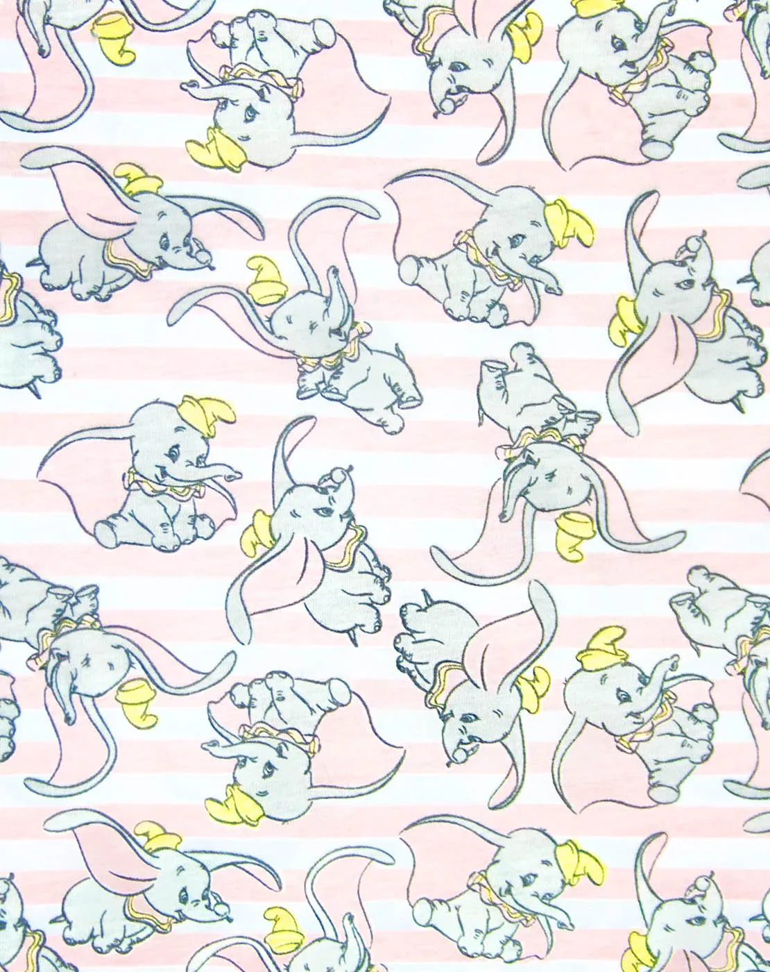 Disney Dumbo Women's Pink All Over Print Top And Shorts Pyjamas Set