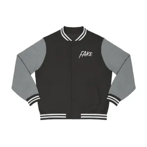 Fake Men Varsity Jacket