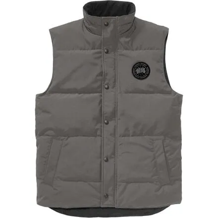 Garson Black Label Men's Canada Goose Vest, Coastal Gray