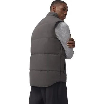 Garson Black Label Men's Canada Goose Vest, Coastal Gray