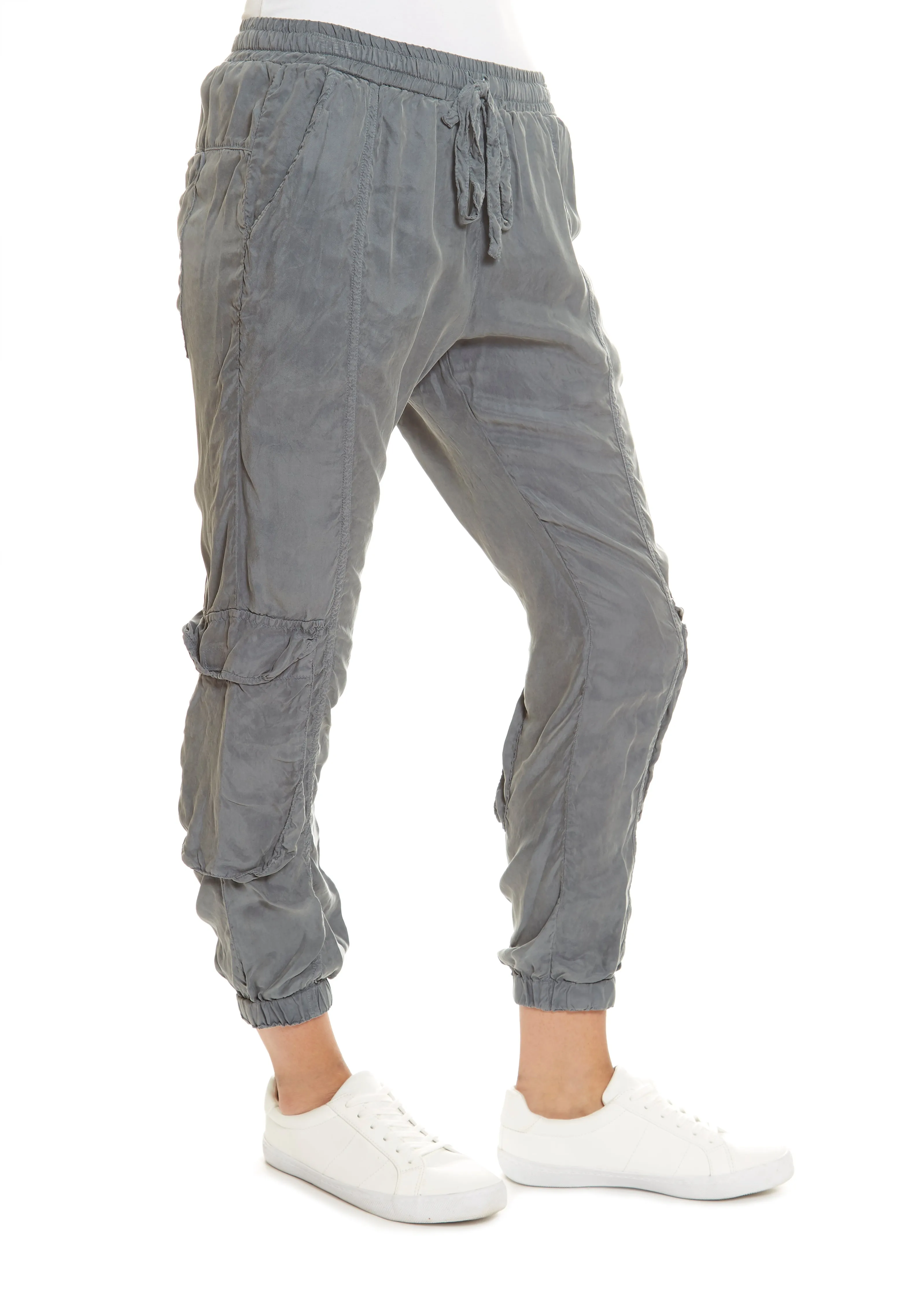 Grey 'Cargo Pull On' Pants