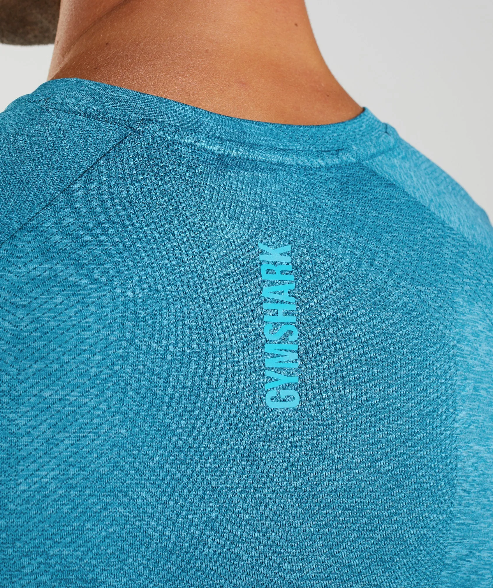 Gymshark Apex T-Shirt - Atlantic Blue/Shark Blue