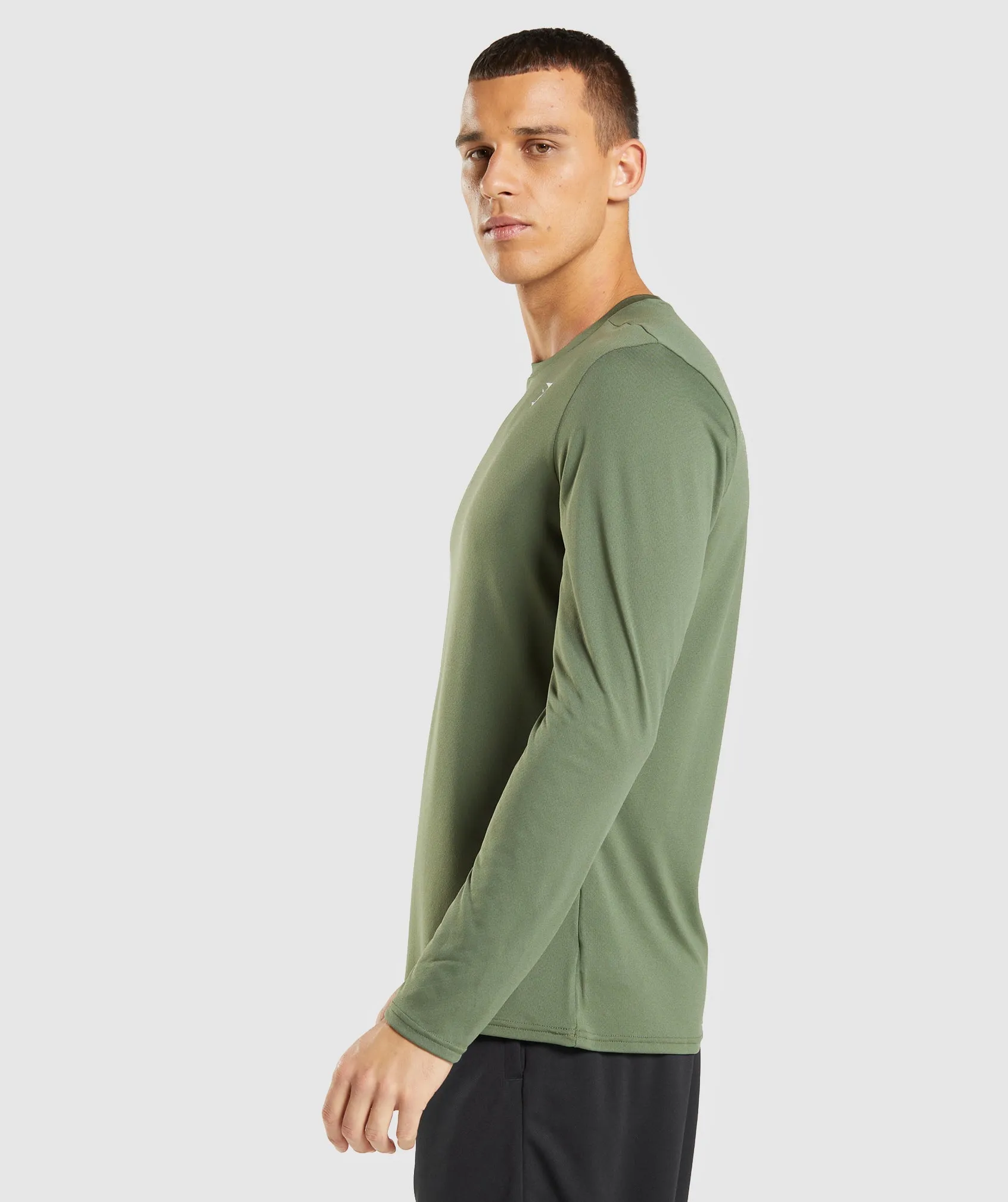 Gymshark Arrival Long Sleeve T-Shirt - Core Olive