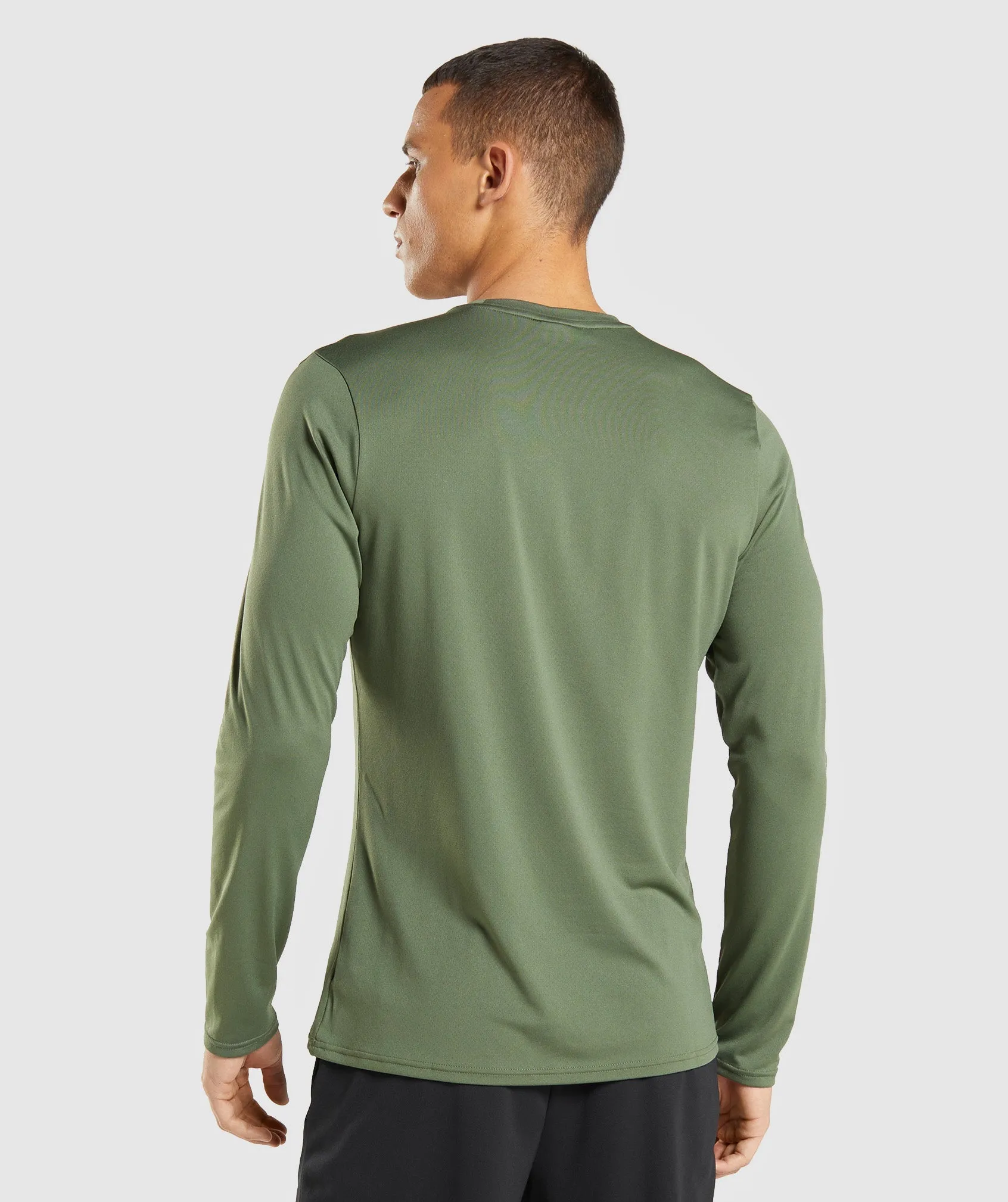 Gymshark Arrival Long Sleeve T-Shirt - Core Olive