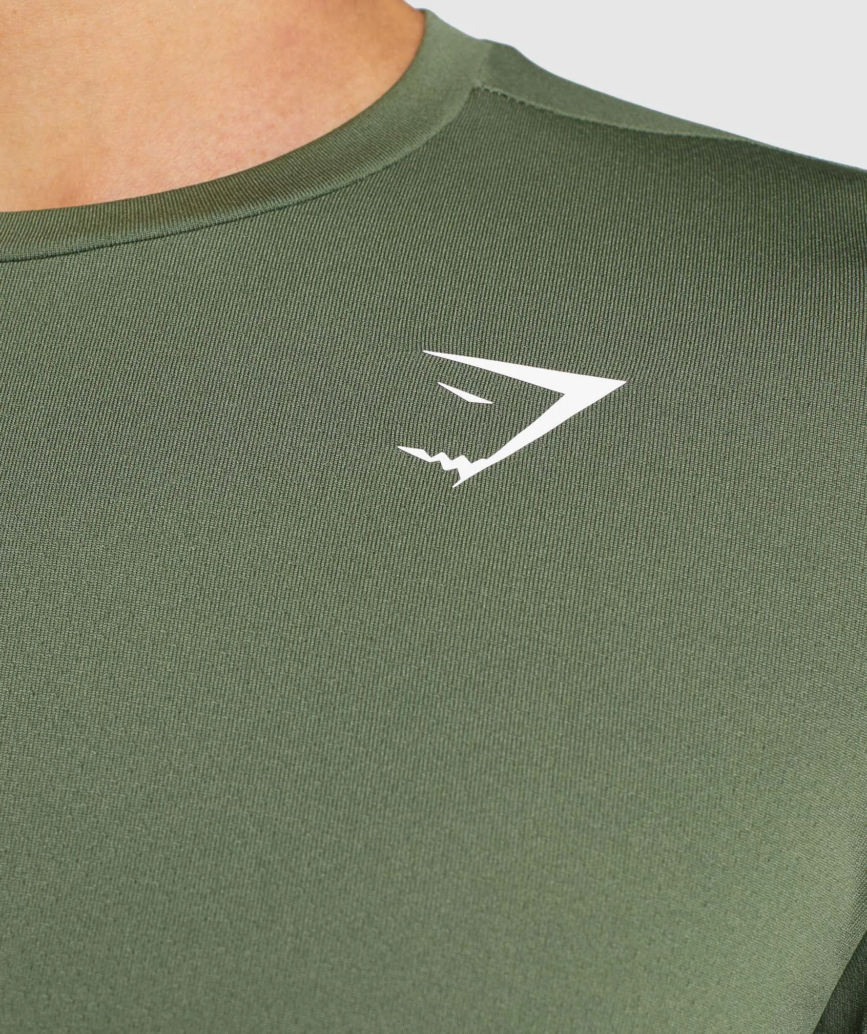 Gymshark Arrival Long Sleeve T-Shirt - Core Olive