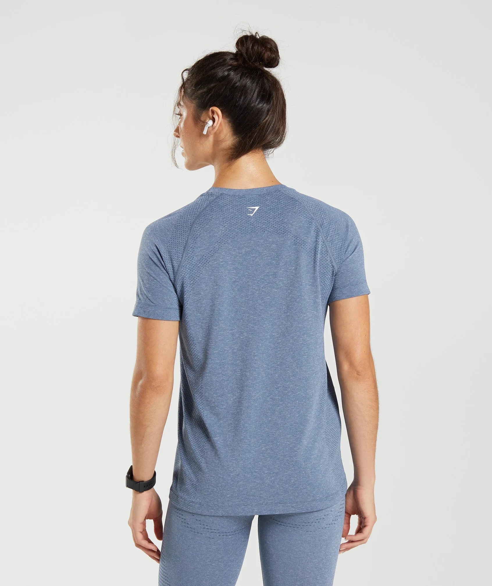 Gymshark Vital Seamless 2.0 Light T-Shirt - Evening Blue Marl