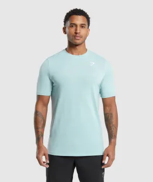 Gymshark Vital Seamless T-Shirt - Lagoon Green/White Marl