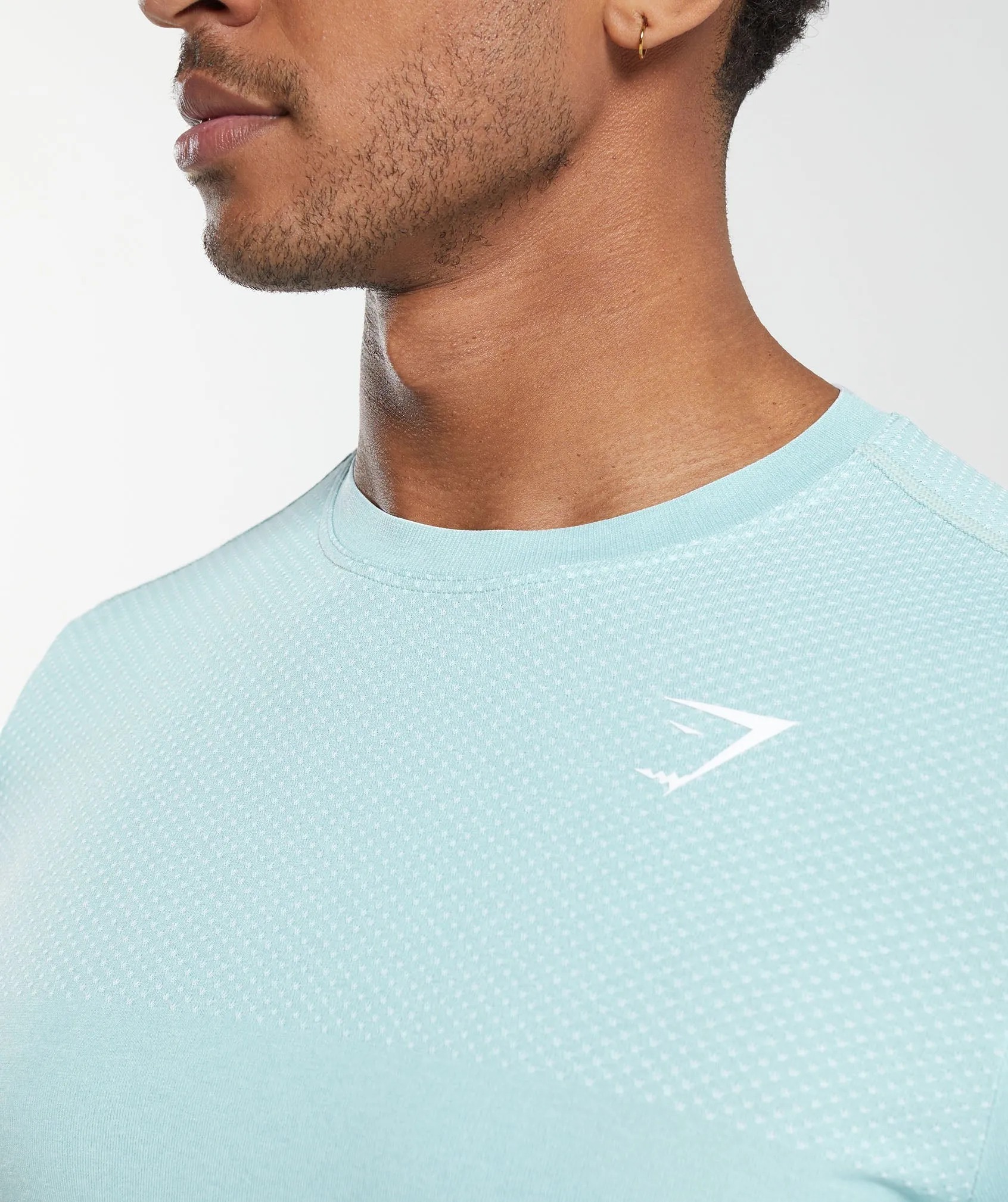 Gymshark Vital Seamless T-Shirt - Lagoon Green/White Marl