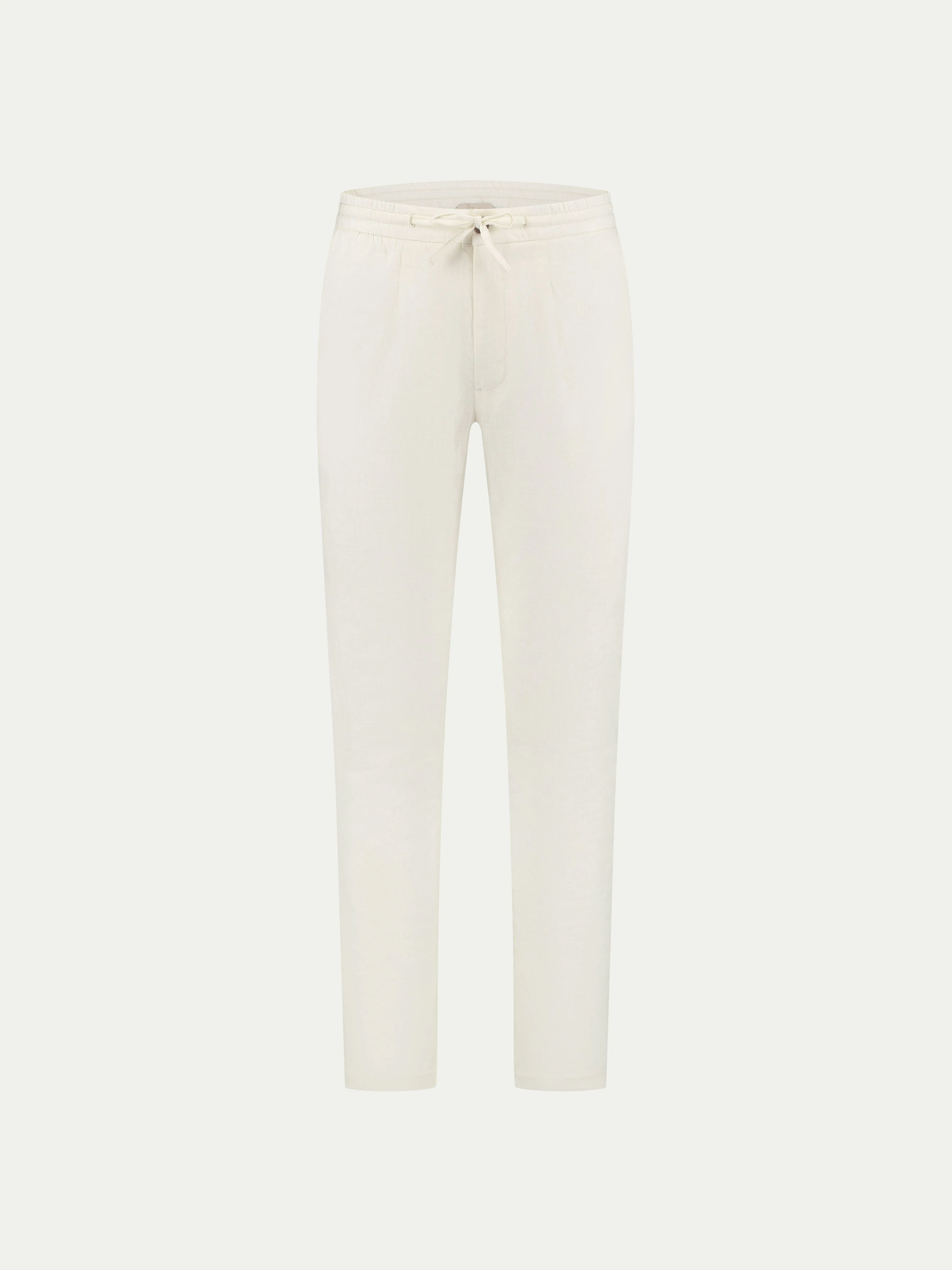 Ivory Linen Seaside Trousers