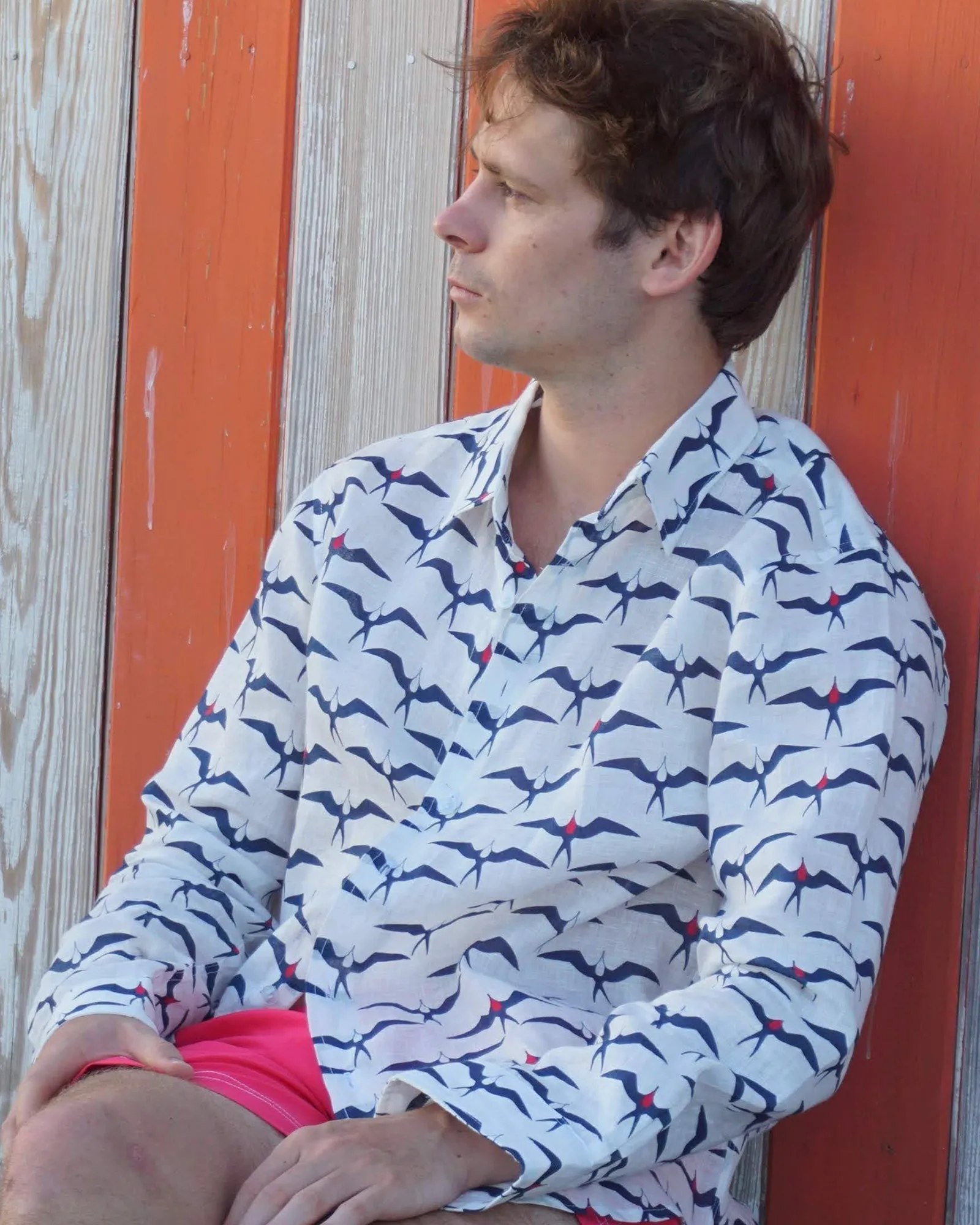 Linen Shirt FRIGATE BIRD