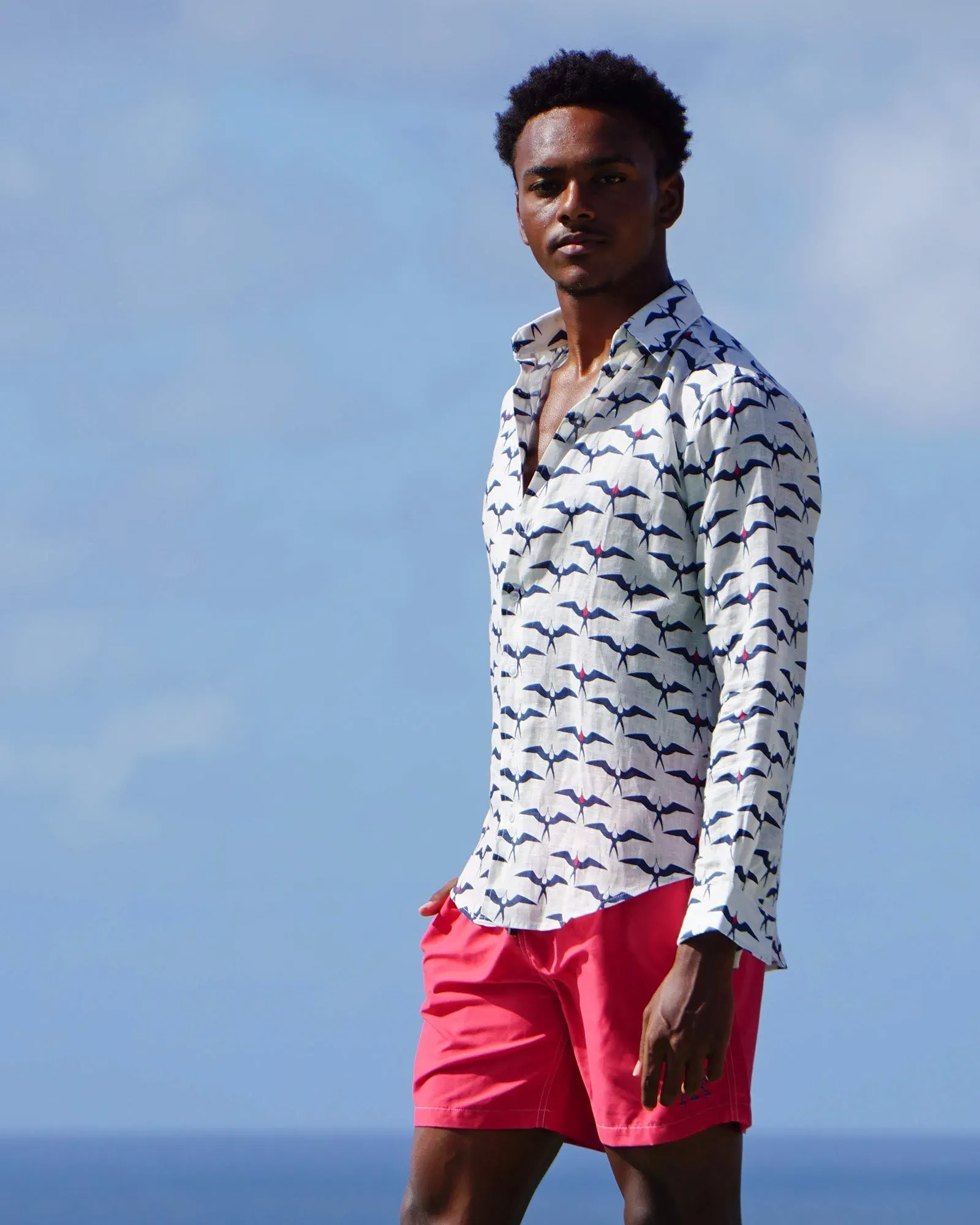 Linen Shirt FRIGATE BIRD