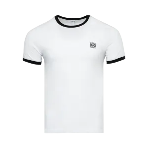 Loewe Slim Fit 'White/Black' T-shirt, white