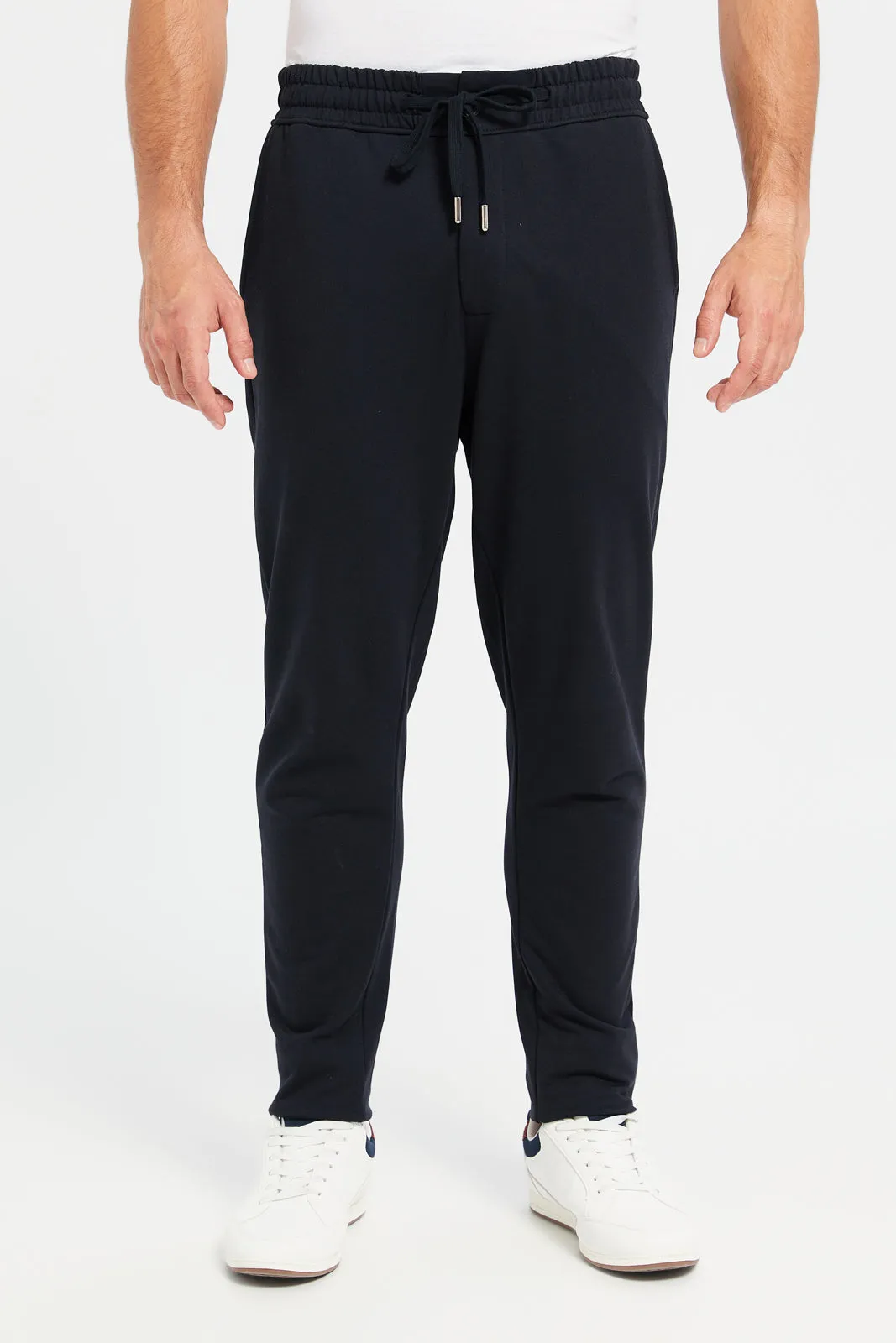 Men Black Jogger Fit Trousers