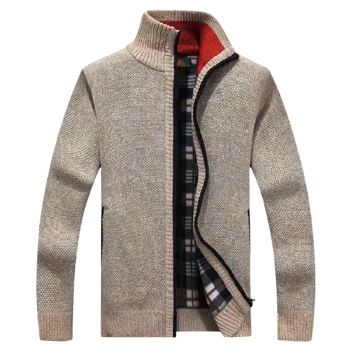 Men Knitted Cardigan Sweater