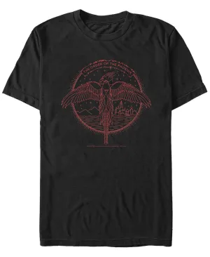 Men's Harry Potter Order of the Phoenix Deathly Hallows Short Sleeve T-Shirt Fifth Sun ,  black