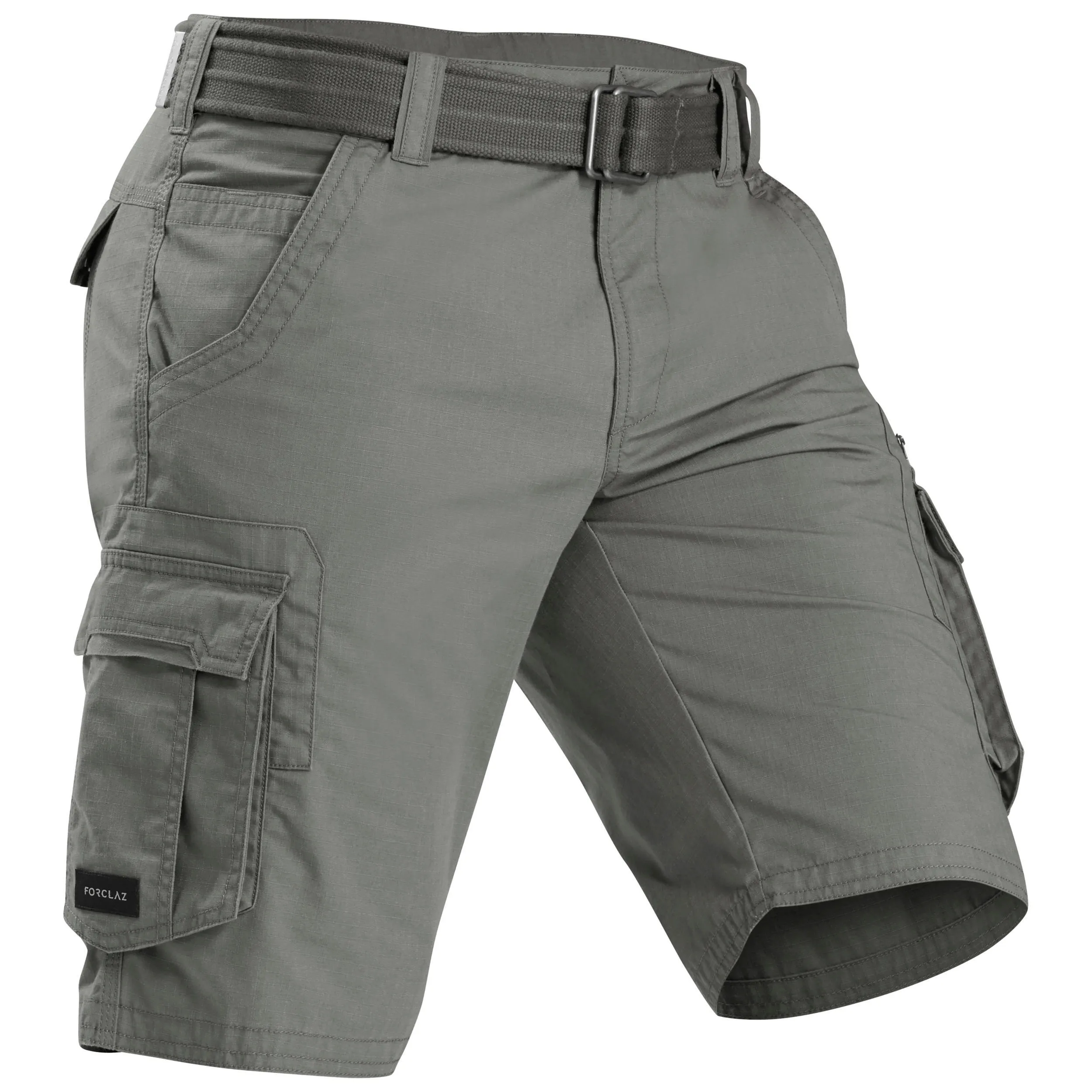 Men's hiking shorts Forclaz Travel 100, khaki