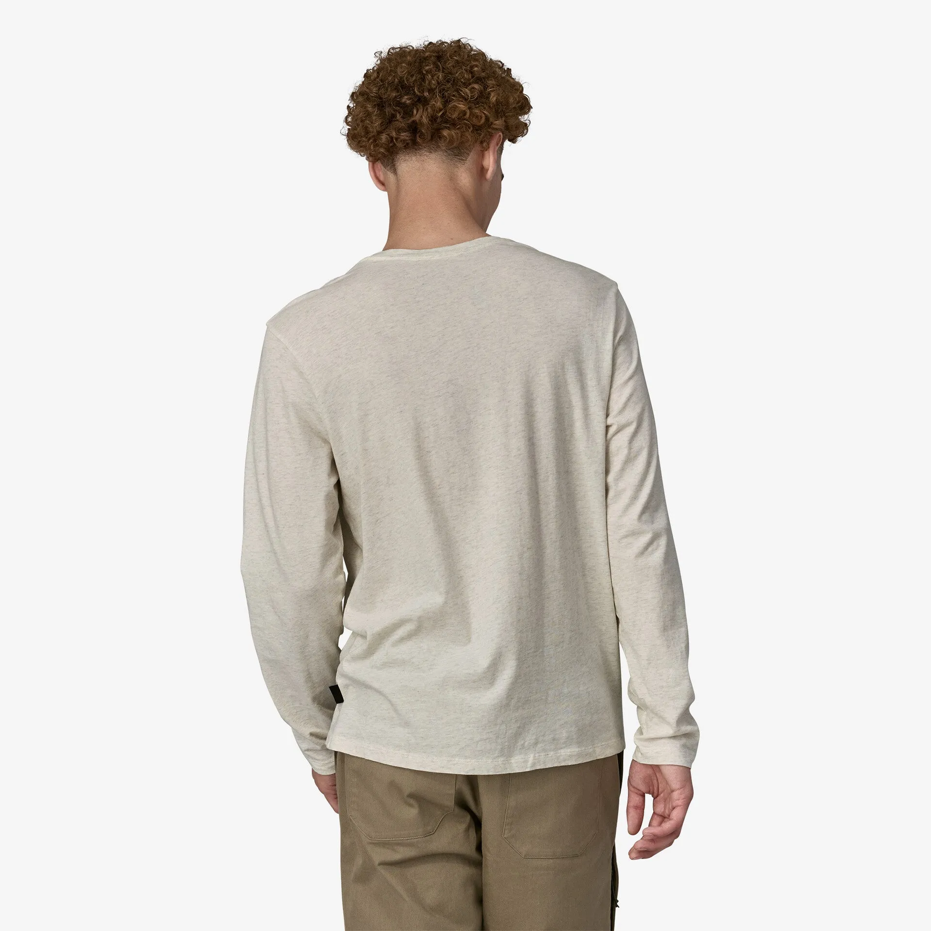 Men's Lightweight Henley T-Shirt Made from Regenerative Organic Patagonia Certified Cotton ,  white