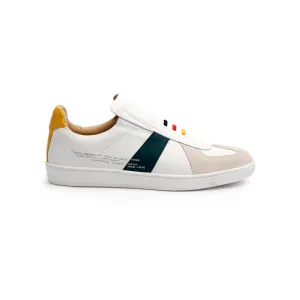 Men's Smooth Multicolored Leather Low Tops 01591-043