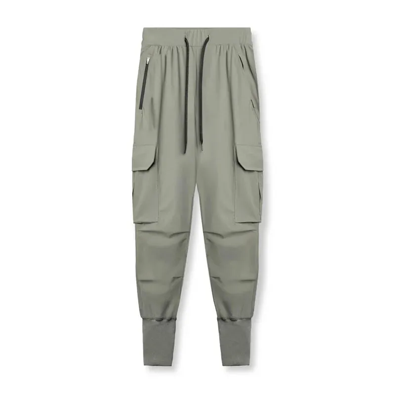 Men's Thin Loose Quick-Drying Elastic Leggings Cargo Pants