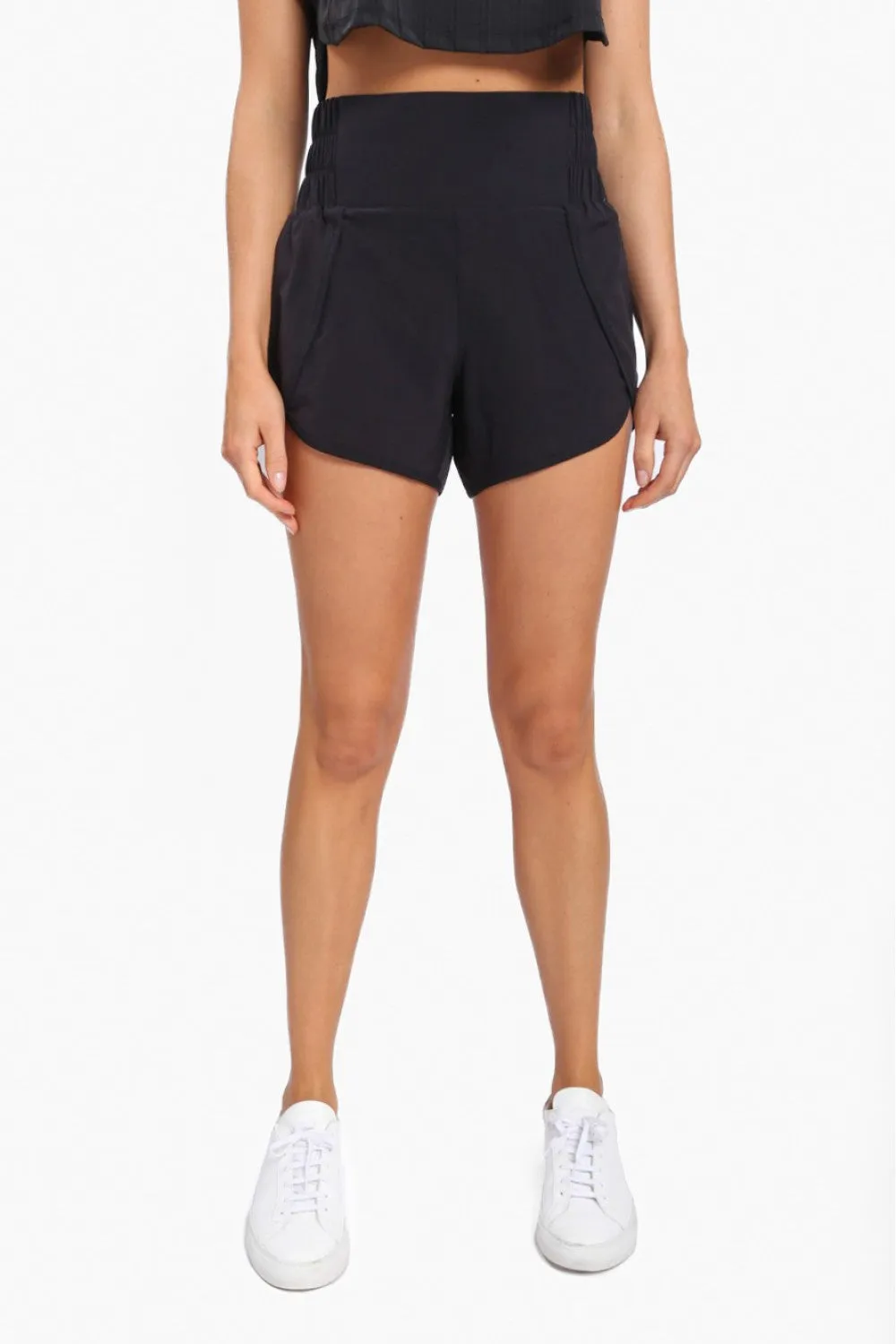 Mono B  Highwaist Athleisure Split Shorts AP-B0135 and Plus