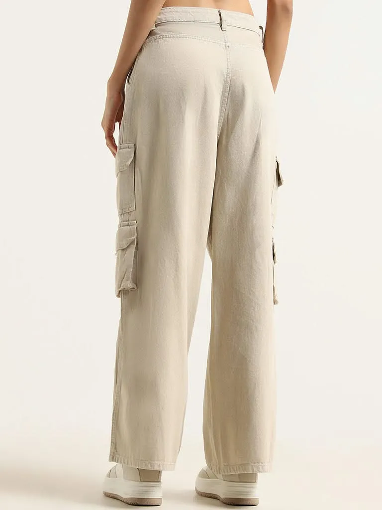 Nuon Beige Cargo Pants