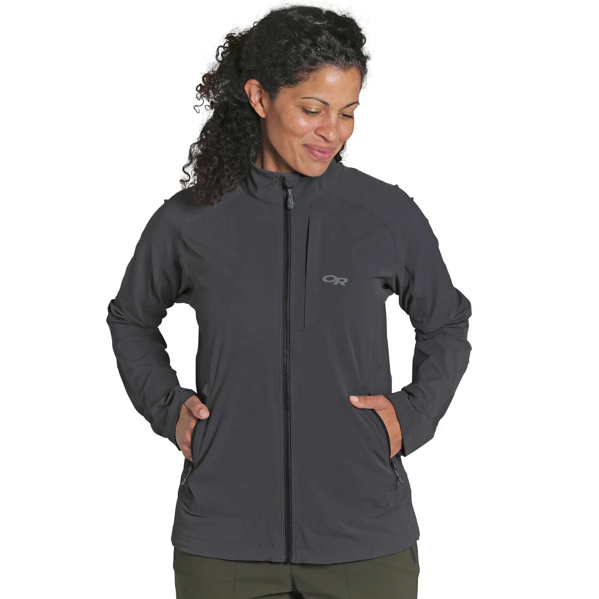 Outdoor Research Women's Ferrosi Jacket Alloy L -D