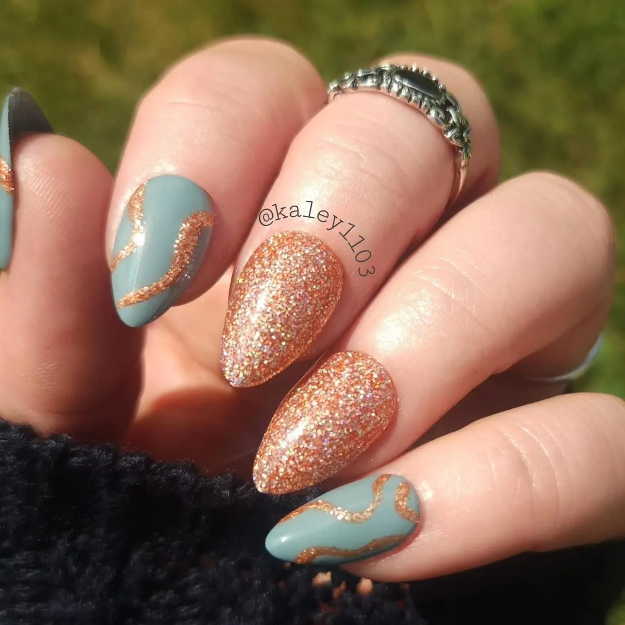 Pumpkin wishes- Classic glitter gel polish