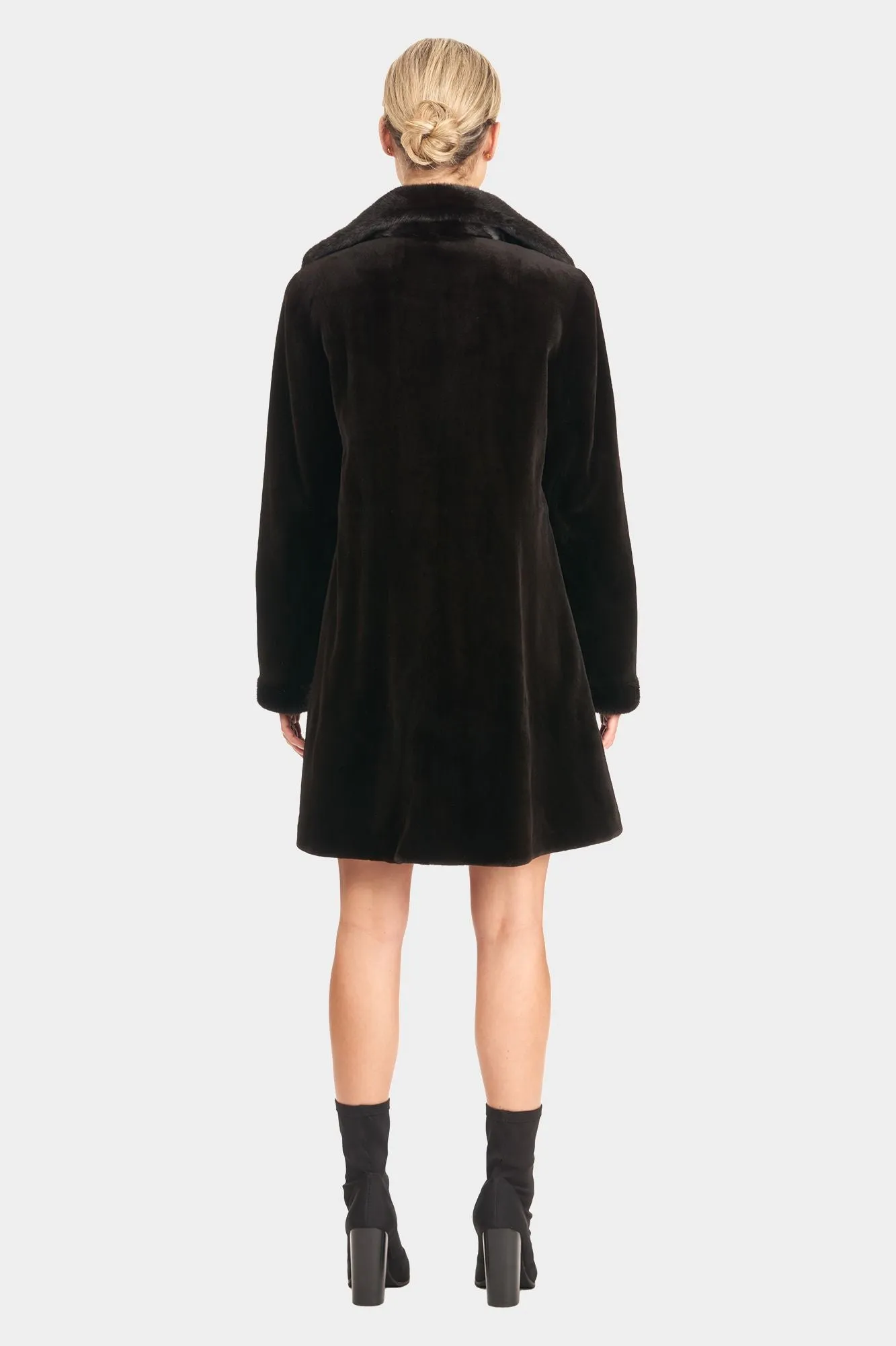 Sheared Mink Revesible Short Coat