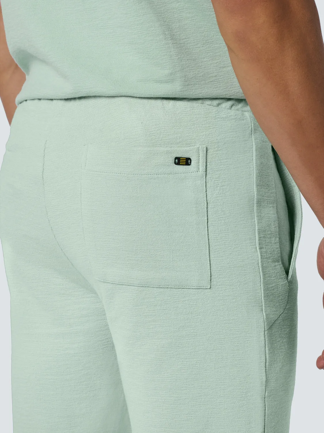 Short Jersey Solid Jacquard Slub | Mint